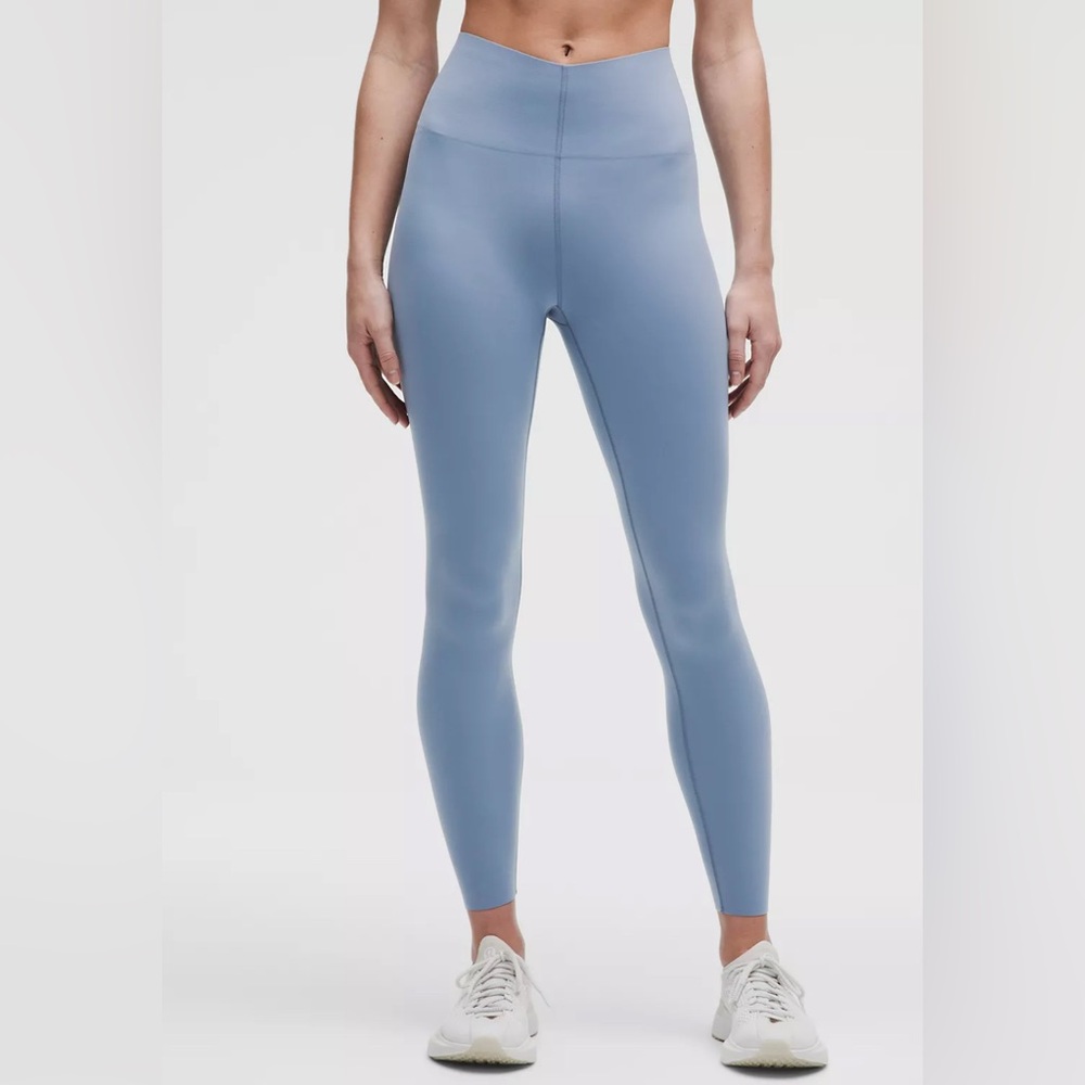 Lululemon Glow Up HR Tight 28”- Washed Denim - NEW